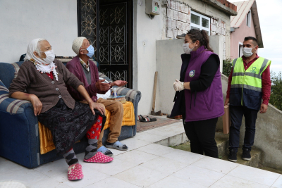 BÜYÜKŞEHİR YAŞLILARI UNUTMADI