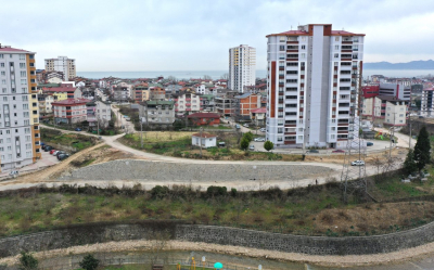 FATSA EVKAF’TA TAŞ DUVAR TAMAMLANDI