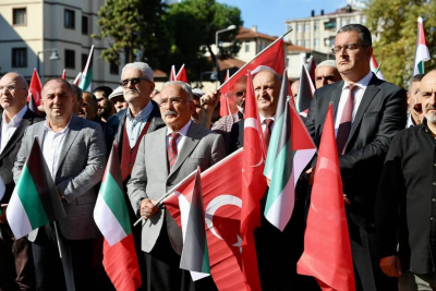 ORDU FİLİSTİN İÇİN TEK YÜREK OLDU