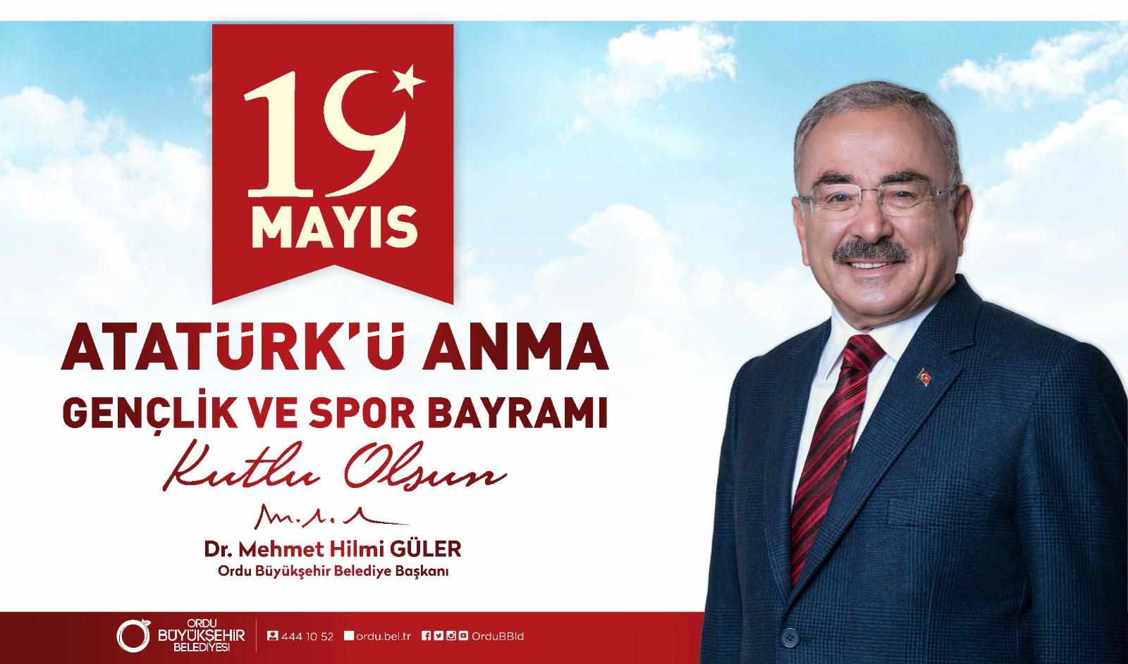 “19 MAYIS GENÇLİK, GENÇLİK İSE GELECEK DEMEKTİR”