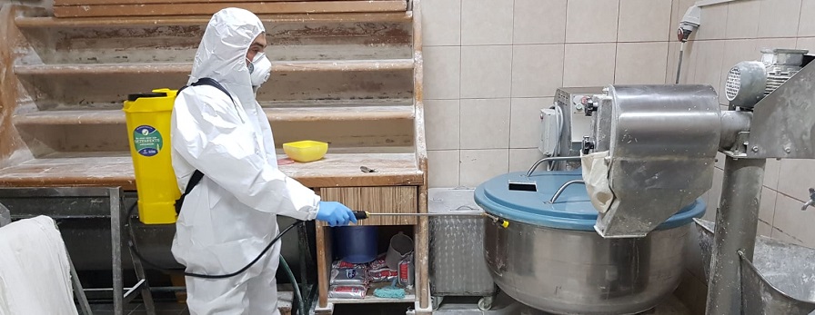 ALTINORDU FIRINLARI DEZENFEKTE EDİLİYOR