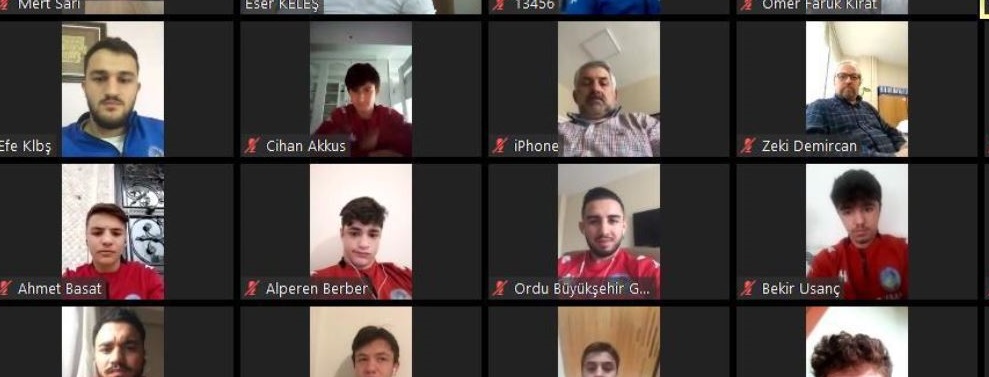 ANTRENMANLAR ONLİNE YAPILIYOR