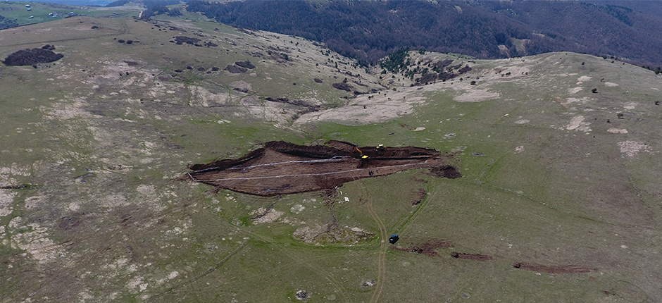 ARGAN YAYLASI’NA GÖLET KAZANDIRILIYOR