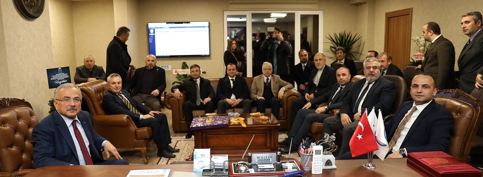 BAŞKAN GÜLER’DEN OSKİ’YE ZİYARET