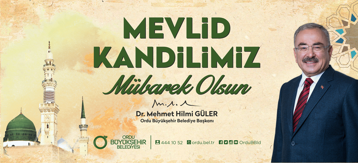 BAŞKAN GÜLER’İN MEVLİD KANDİLİ MESAJI