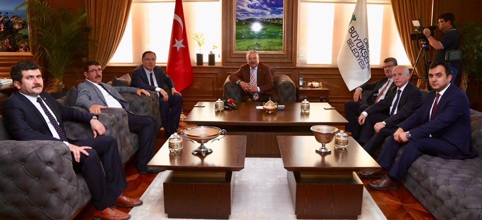 BAŞKAN GÜLER, KAMU BAŞDENETÇİSİ MALKOÇ’U AĞIRLADI