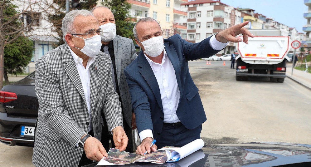 BAŞKAN GÜLER MEVLANA KAVŞAĞI’NDA İNCELEMELERDE BULUNDU