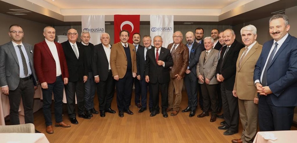 BAŞKAN GÜLER, ORDUSİAD İLE BİR ARAYA GELDİ