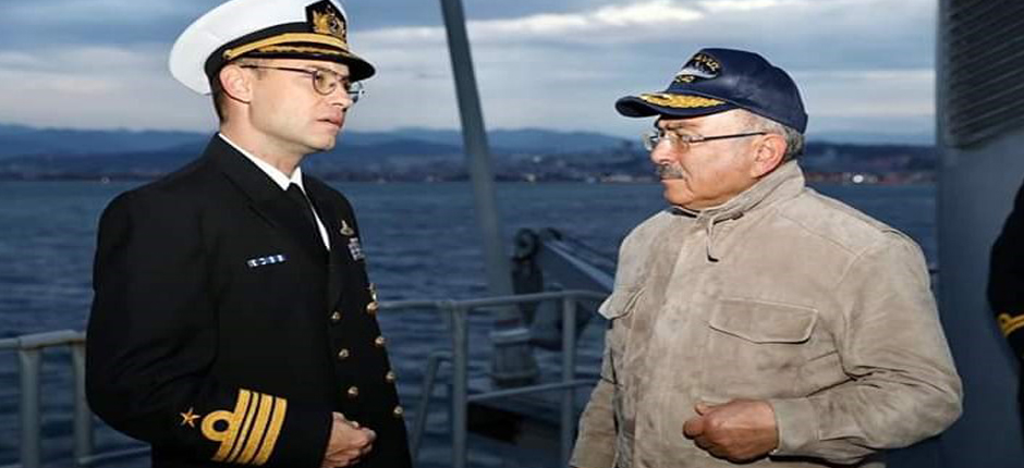 BAŞKAN GÜLER TCG YAVUZ GEMİSİ’NDE