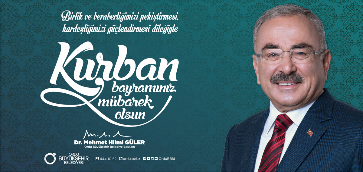 BAYRAMINIZI TEBRİK EDİYORUM