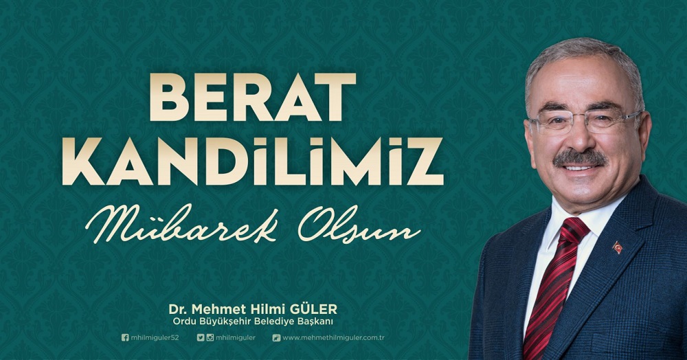 “BERAT KANDİLİNİZ MÜBAREK OLSUN”