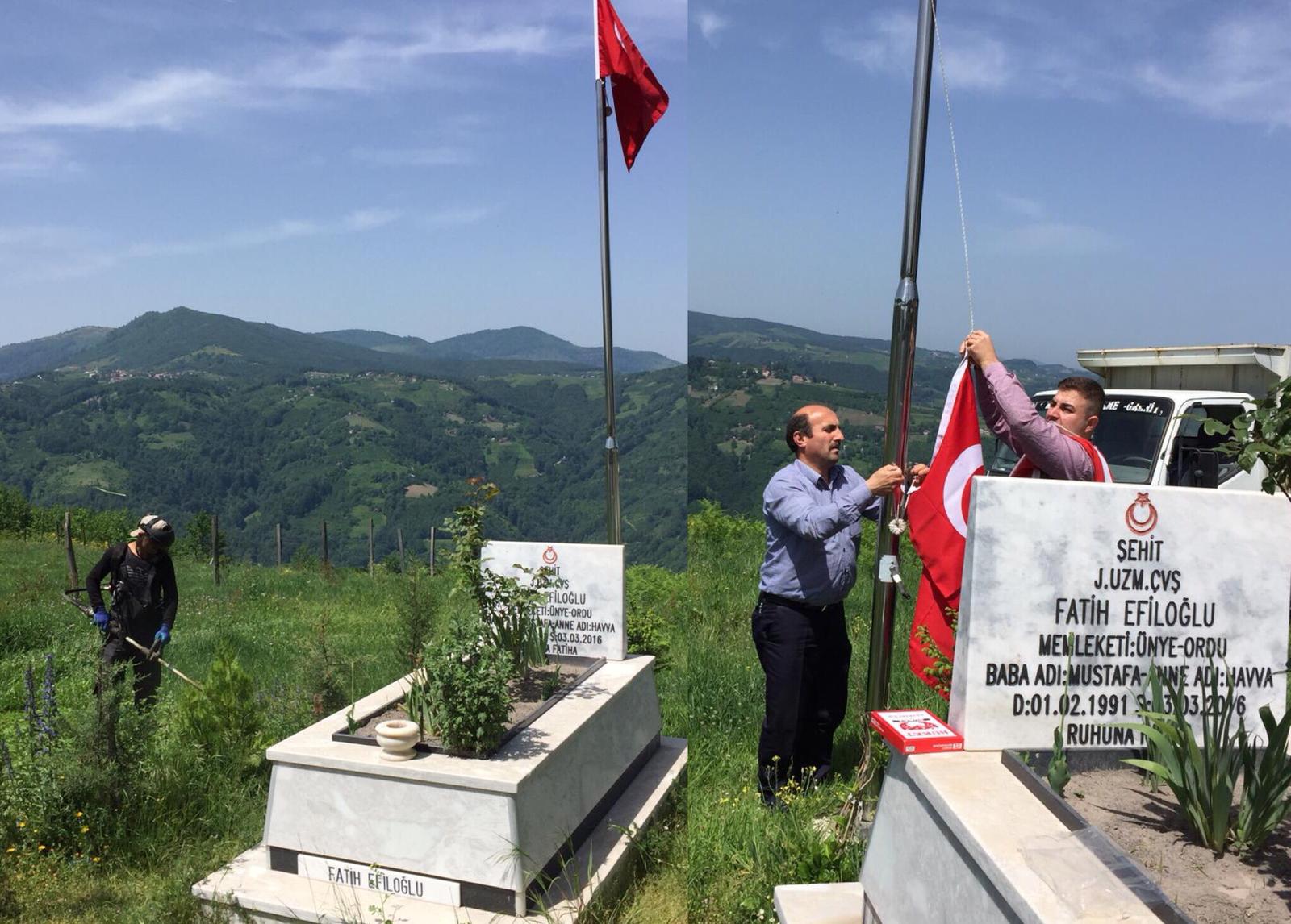 BÜYÜKŞEHİR ŞEHİTLERİ UNUTMADI