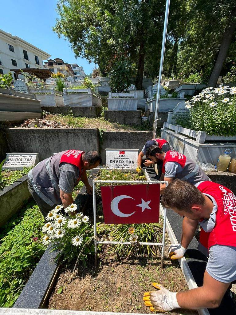 BÜYÜKŞEHİR, ŞEHİTLERİ UNUTMADI