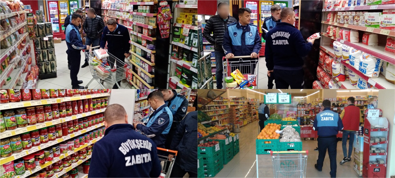 BÜYÜKŞEHİR ZABITA EKİPLERİ KORONAVİRÜS DENETİMİNİ ARTIRDI