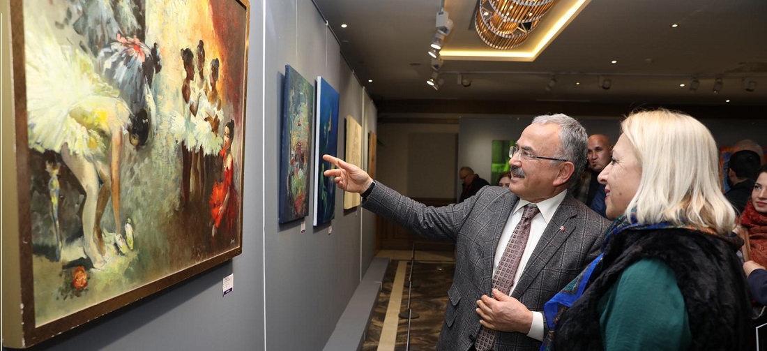 BÜYÜKŞEHİRDE SANATSEVERLER BULUŞTU