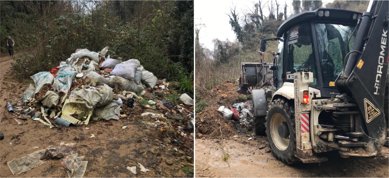 BÜYÜKŞEHİRDEN KAÇAK HAFRİYAT DÖKÜMÜNE SIKI DENETİM