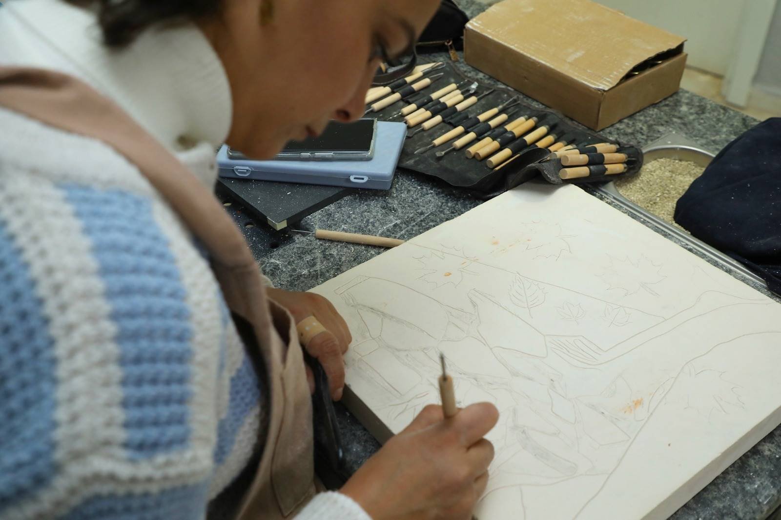 BÜYÜKŞEHİRİN CAM SANATLARI ATÖLYESİ ODÜ’LÜ ÖĞRENCİLERE AÇILDI