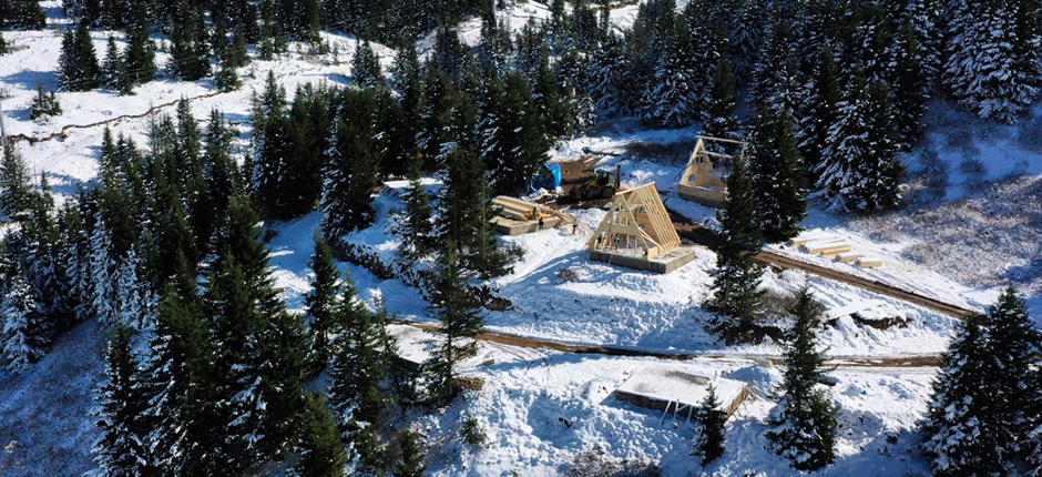 ÇAMBAŞI’NDA BUNGALOV İNŞASINA BAŞLANDI