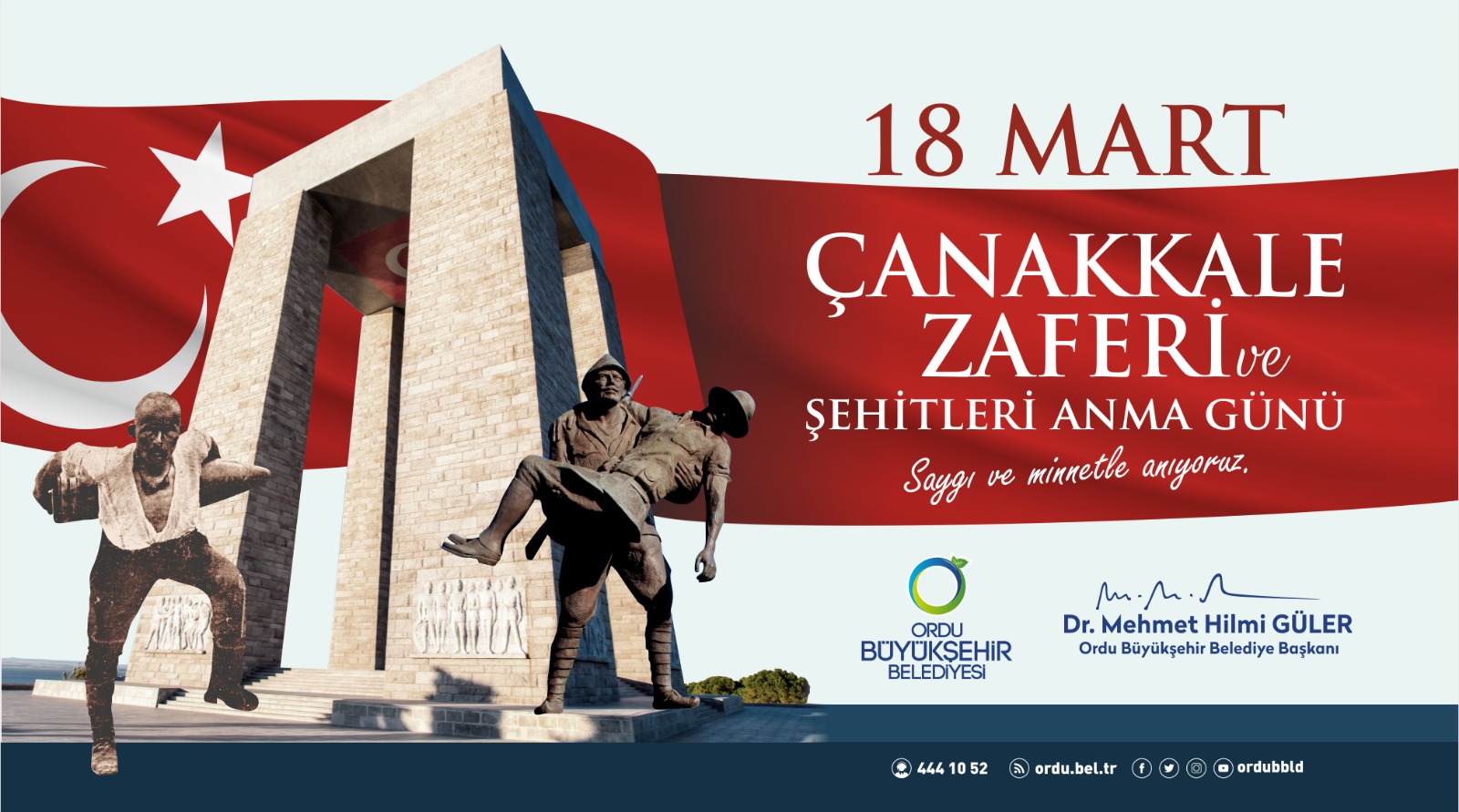 “ÇANAKKALE ZAFERİ BİR DİRİLİŞ DESTANIDIR”