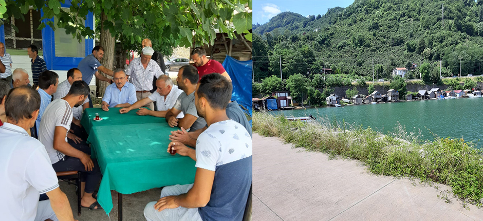 HİLMİ GÜLER BALIKÇI ESNAFININ YANINDA 