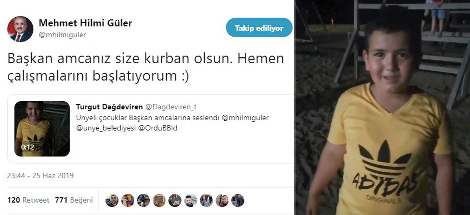 HİLMİ GÜLER’DEN ÜNYELİ ÇOCUKLARA SU OYUN PARKURU MÜJDESİ