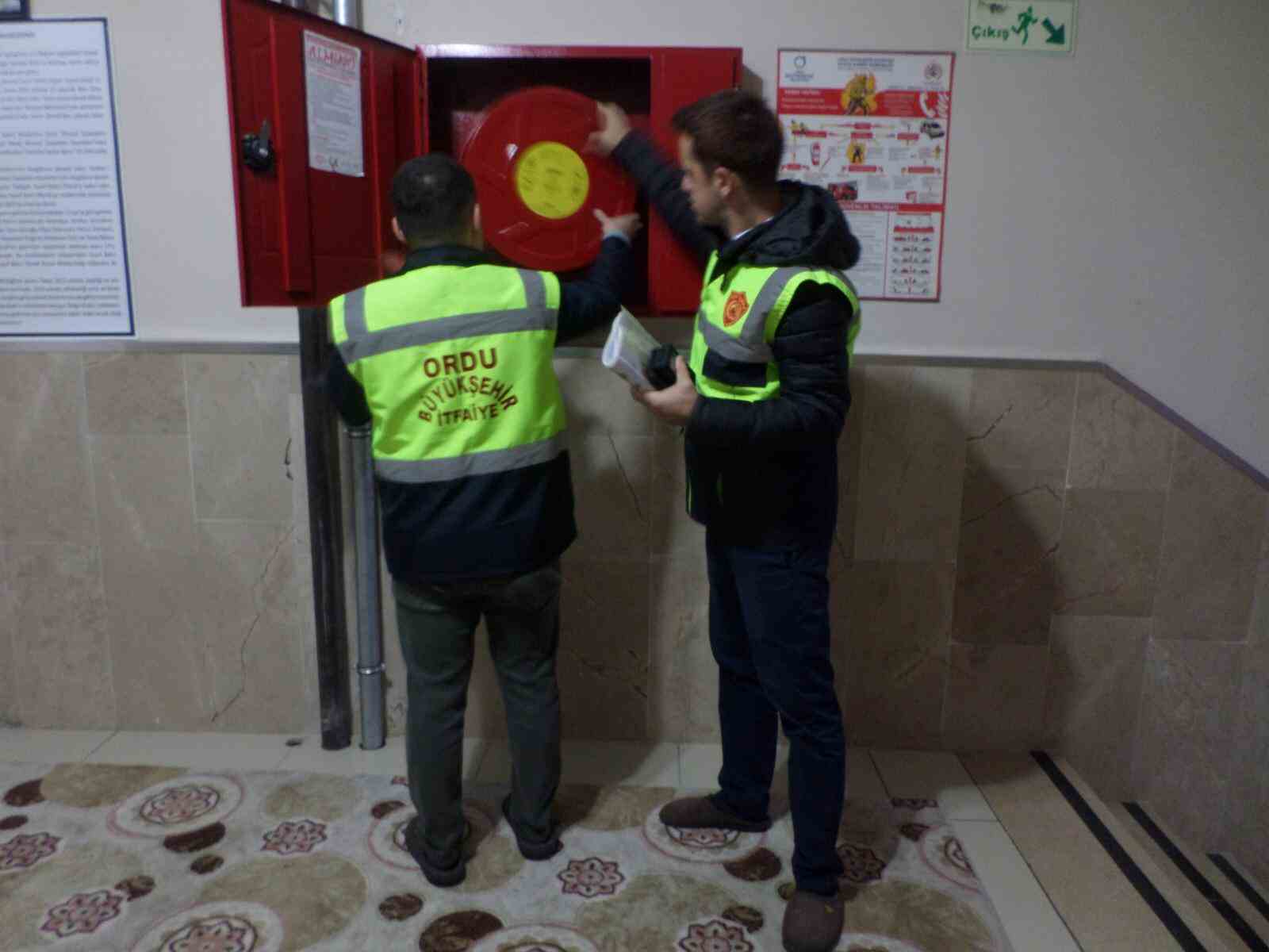 İTFAİYE’DEN BİNALARA SIKI DENETİM