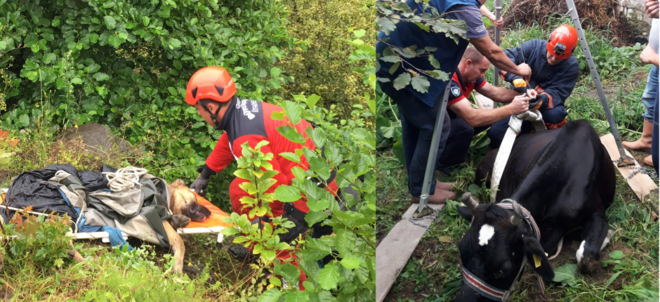 İTFAİYEDEN FİLM GİBİ KURTARMA OPERASYONLARI