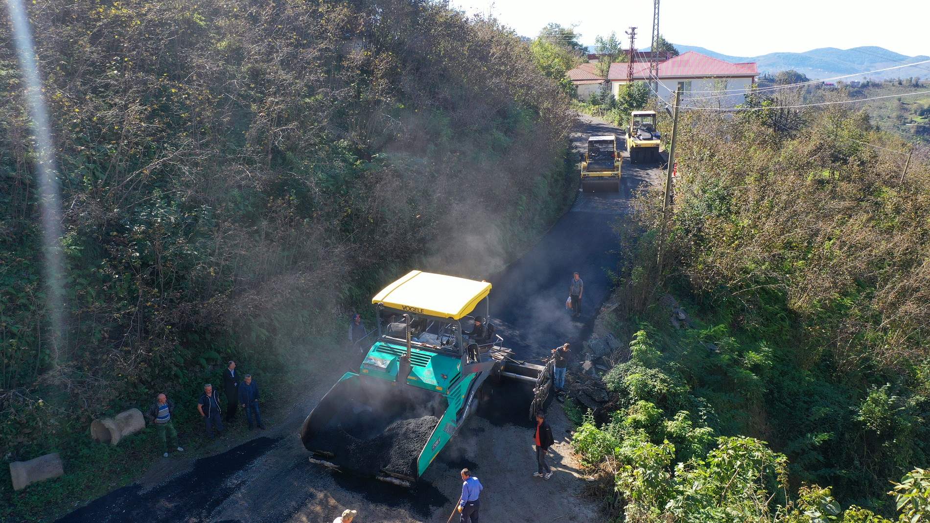 KABADÜZ'ÜN GRUP YOLLARI SICAK ASFALT İLE BULUŞUYOR