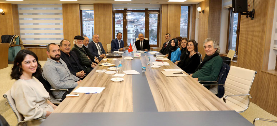 KENT KONSEYİ İLE DEĞERLENDİRMELER YAPILDI