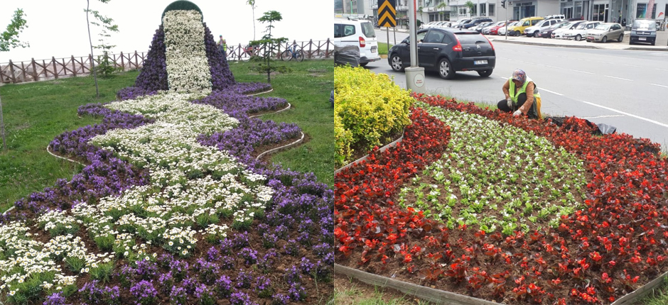 ORDU ÇİÇEK BAHÇESİ GİBİ OLDU