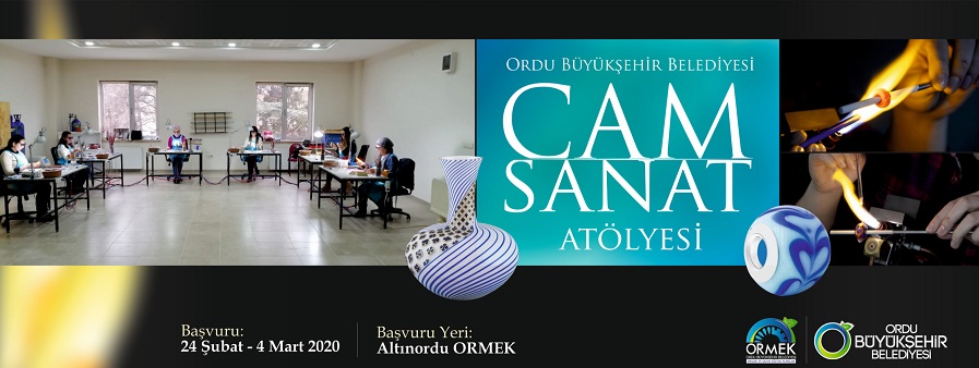 ORDU’DA CAM SANAT ATÖLYESİ KURULUYOR
