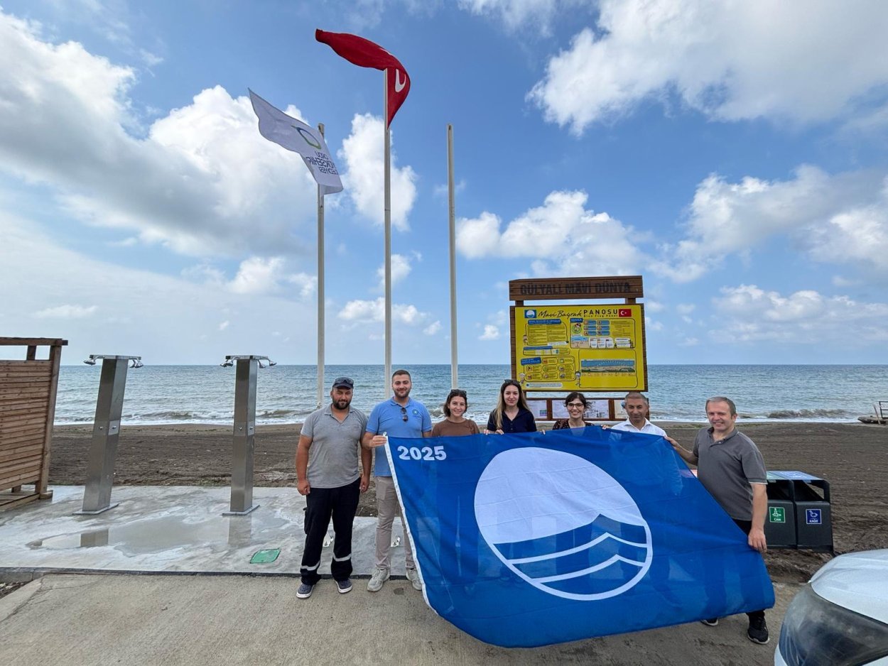 ORDU’DA PLAJLARA “MAVİ BAYRAK”