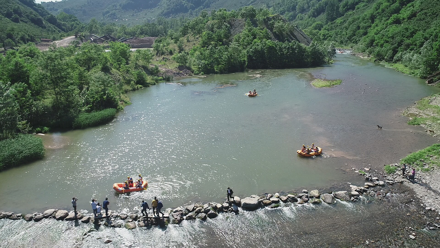 ORDU RAFTİNG SPORU İLE TANIŞIYOR