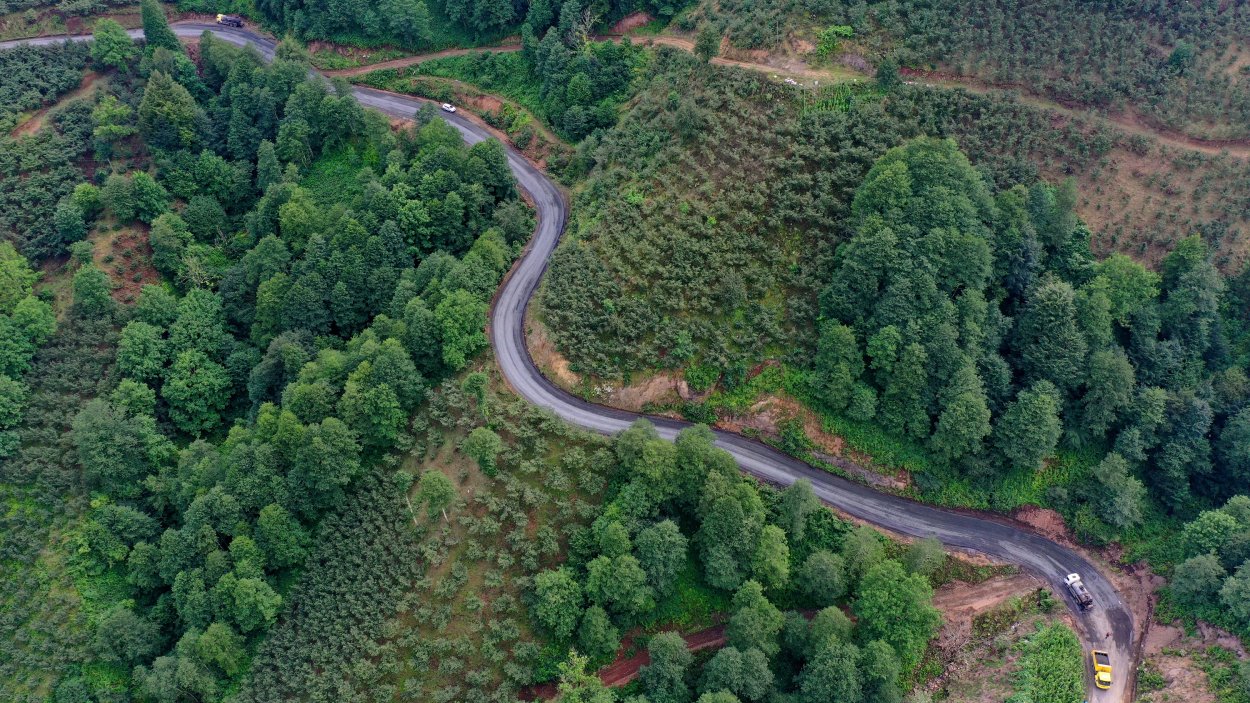 ORDU-SAMSUN SINIRI ASFALTLANDI