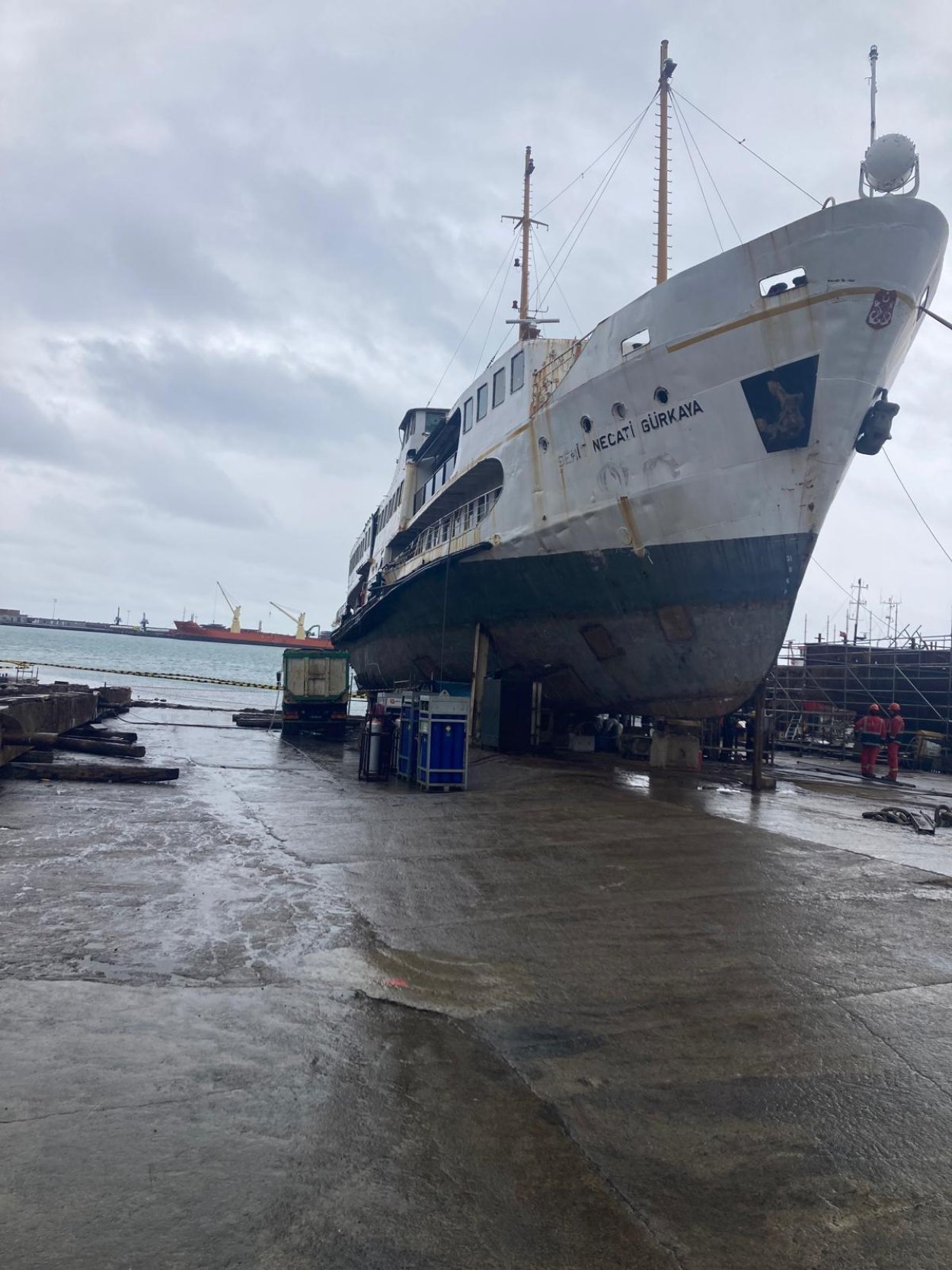 ŞEHİT NECATİ GÜRKAYA GEMİSİ YAKINDA ORDU SULARINDA