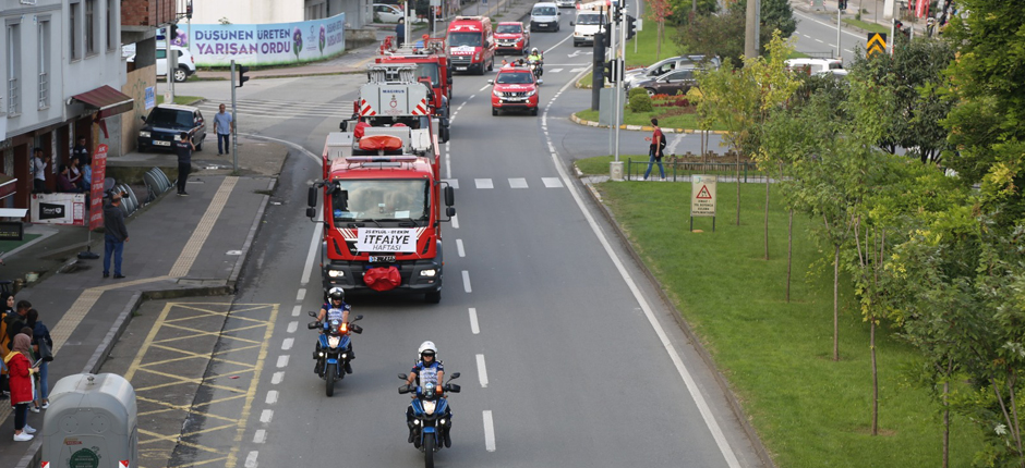 SİRENLER BU KEZ İTFAİYECİLER İÇİN ÇALDI
