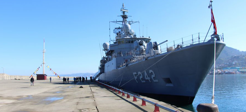 TCG FATİH (F-242) GEMİSİ ORDU’YA GELİYOR