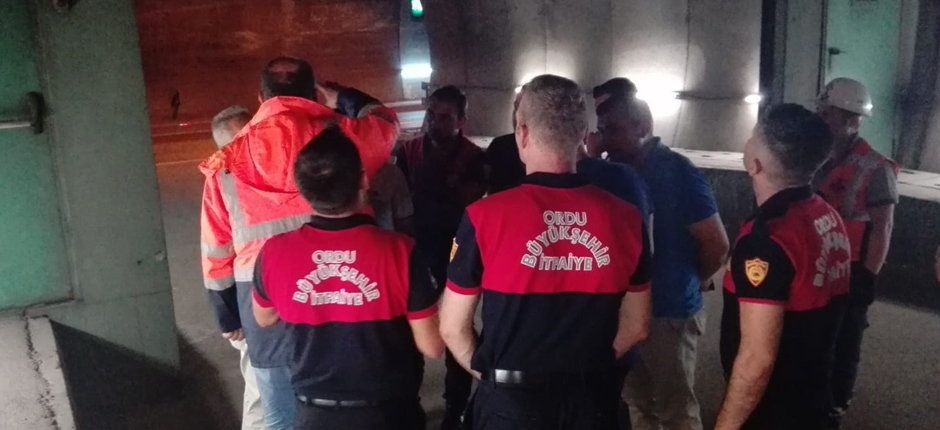 TÜNELLERDE ACİL DURUM EĞİTİMİ GERÇEKLEŞTİRİLDİ