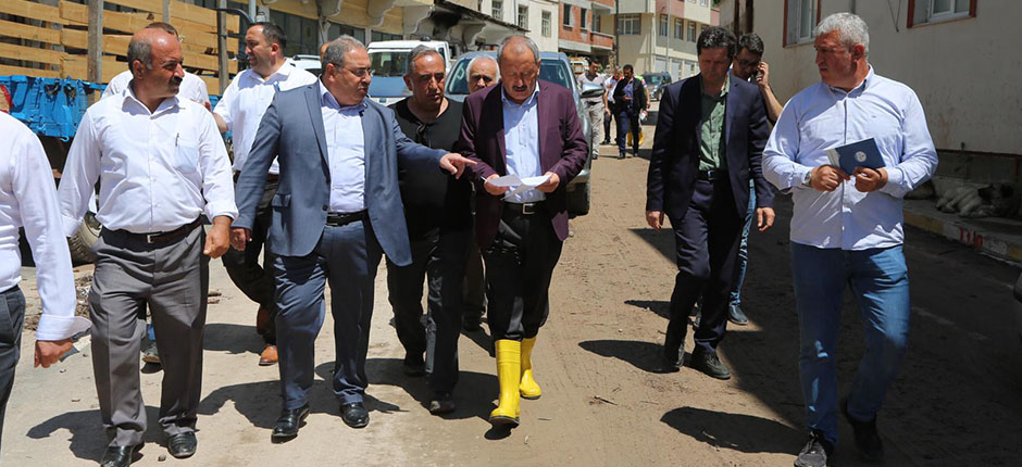 YAĞIŞ MESUDİYE VE GÖLKÖY’DE ETKİLİ OLDU